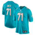Kion Smith Miami Dolphins Game Jersey - Aqua | Stitched Football Jersey TJS1449