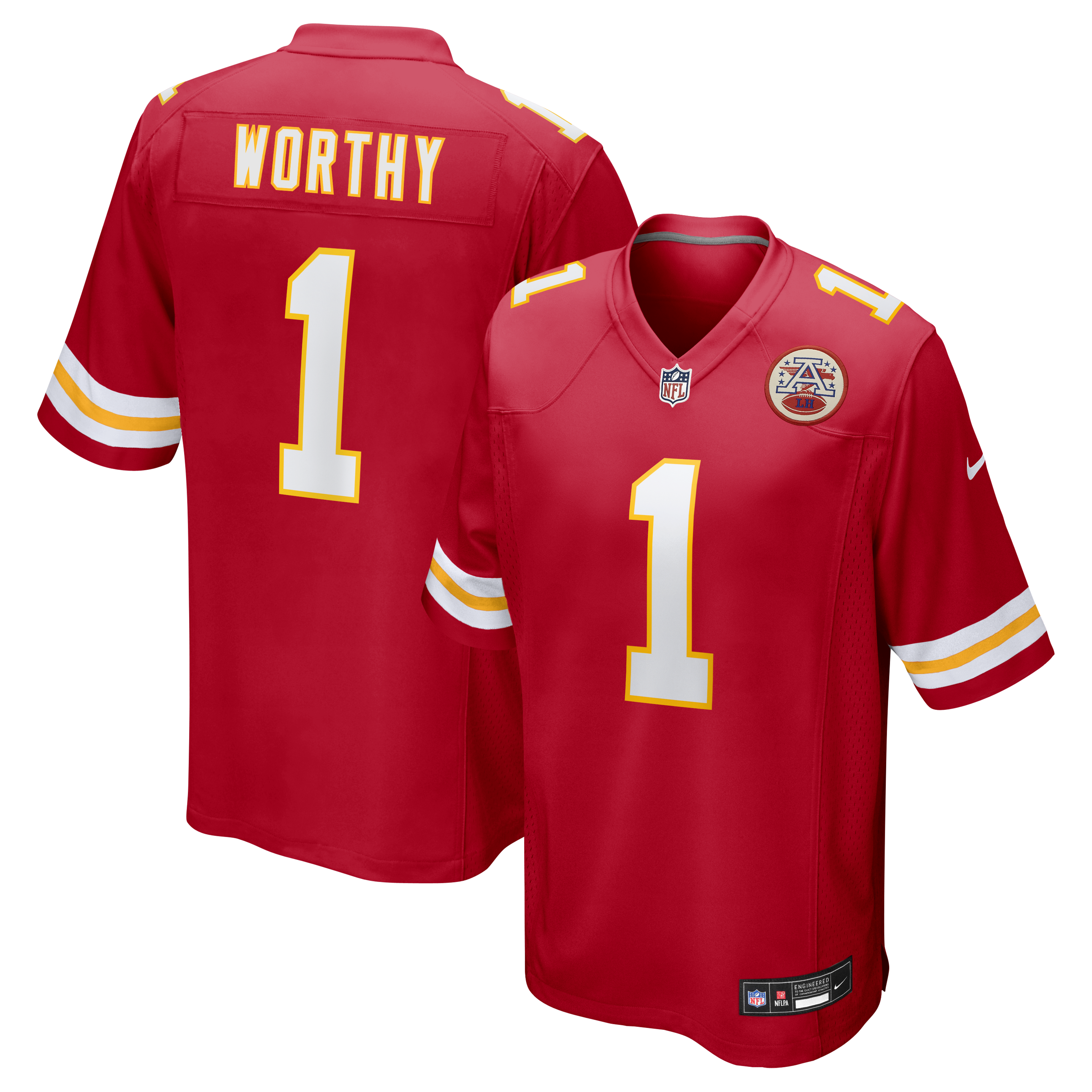 Xavier Worthy Kansas City Chiefs Player Game Jersey - Red | Stitched Football Jersey TJS1435