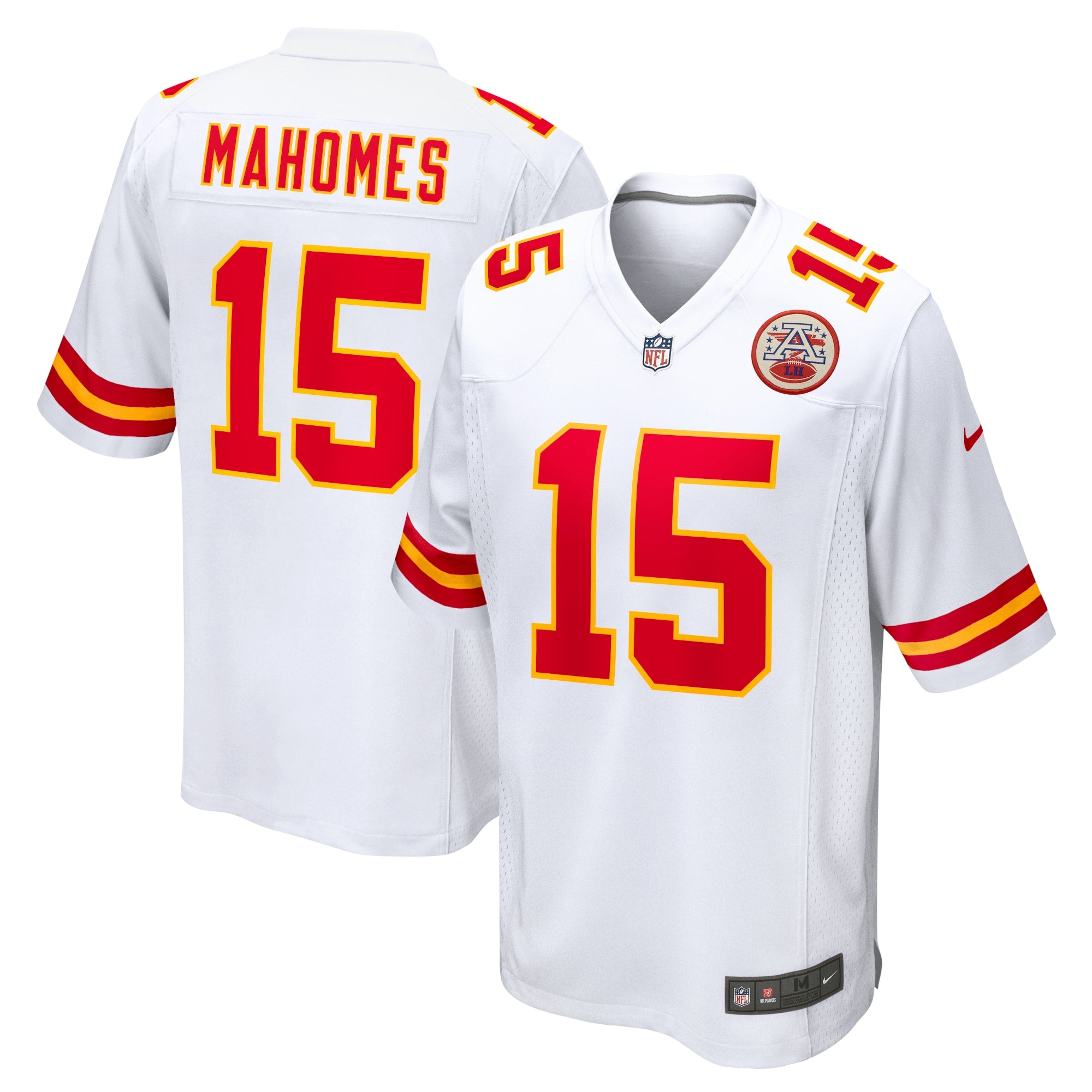 Patrick Mahomes Kansas City Chiefs Game Jersey - White | Stitched Football Jersey TJS1575