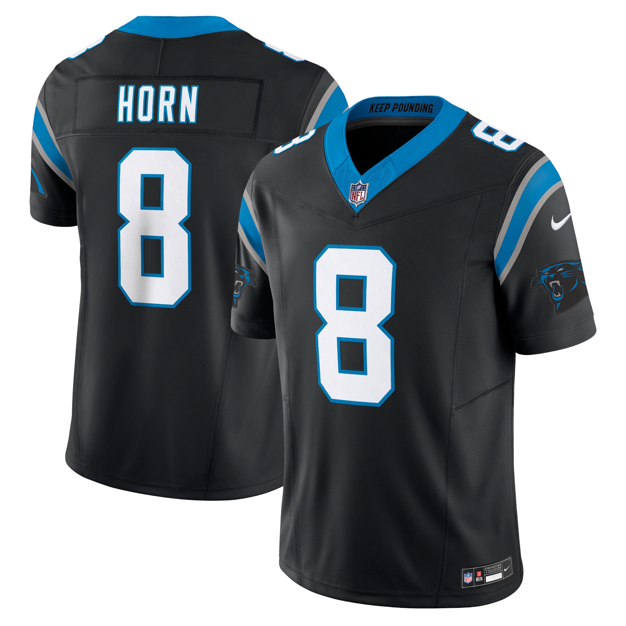 Jaycee Horn Carolina Panthers Vapor F.U.S.E. Limited Jersey - Black | Stitched Football Jersey TJS1553