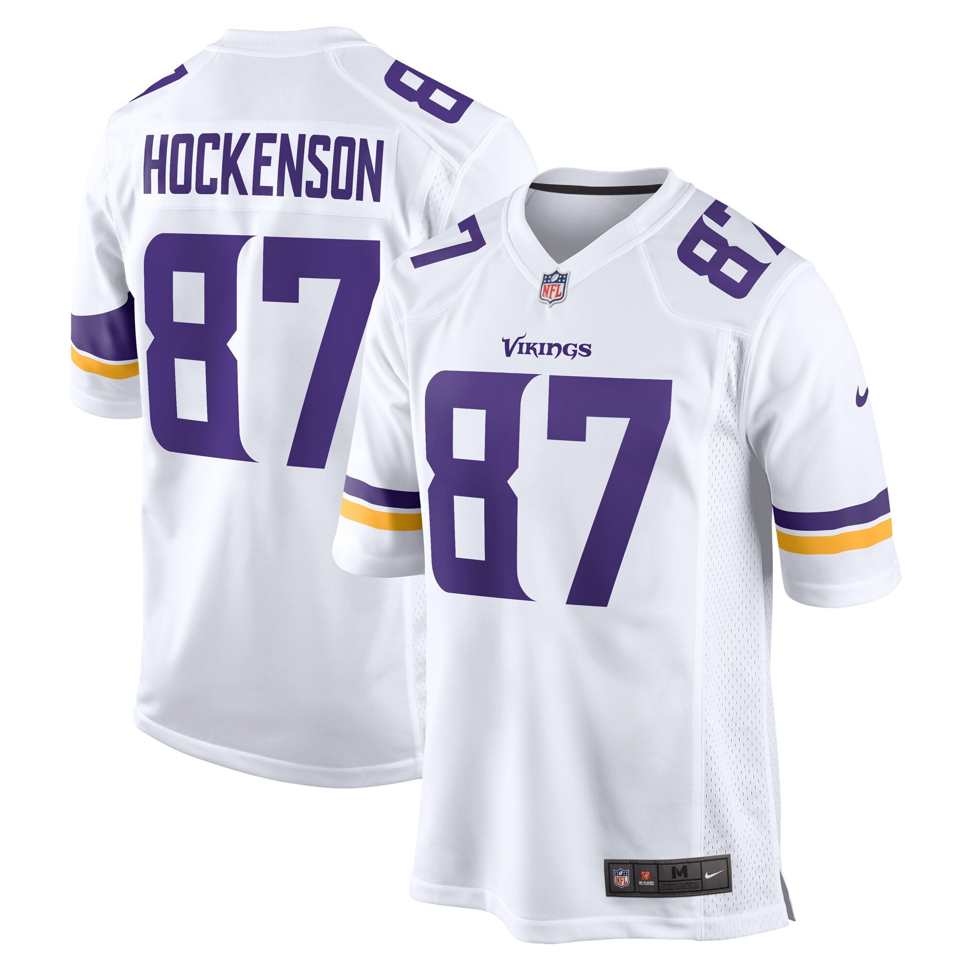 T.J. Hockenson Minnesota Vikings Game Player Jersey - White | Stitched Football Jersey TJS1416