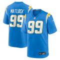 Scott Matlock Los Angeles Chargers Team Game Jersey - Powder Blue | Stitched Football Jersey TJS1567