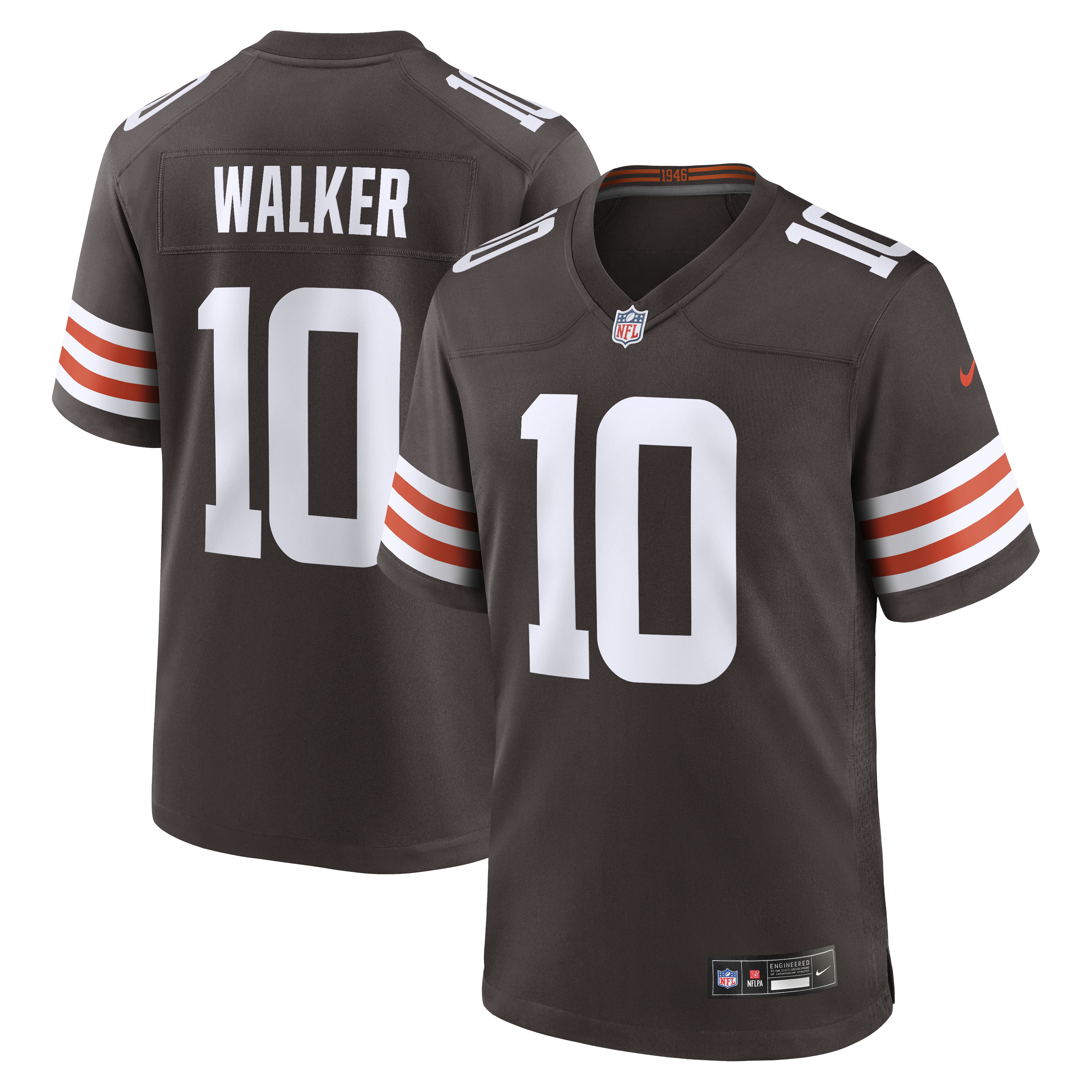 Phillip Walker Cleveland Browns Team Game Jersey - Brown | Stitched Football Jersey TJS1587