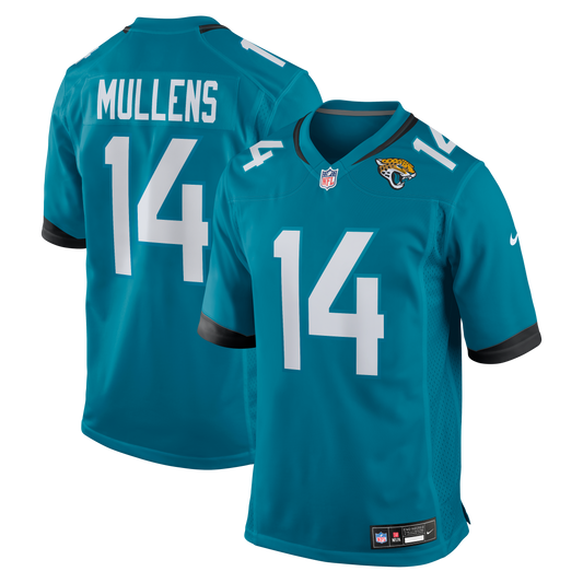 Nick Mullens Jacksonville Jaguars Team Game Jersey - Teal | Stitched Football Jersey TJS1459