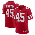 Nick Martin San Francisco 49ers Team Game Jersey - Scarlet | Stitched Football Jersey TJS1406