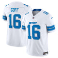 Jared Goff Detroit Lions Vapor F.U.S.E. Limited Jersey - White | Stitched Football Jersey TJS1407