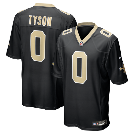 Jordyn Tyson New Orleans Saints 2026 NFL Draft First Round Pick No. 8 Team Game Jersey - Black | Stitched Football Jersey TJS1543
