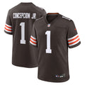 KC Concepcion Cleveland Browns 2026 NFL Draft First Round Pick No. 24 Team Game Jersey - Brown | Stitched Football Jersey TJS1432