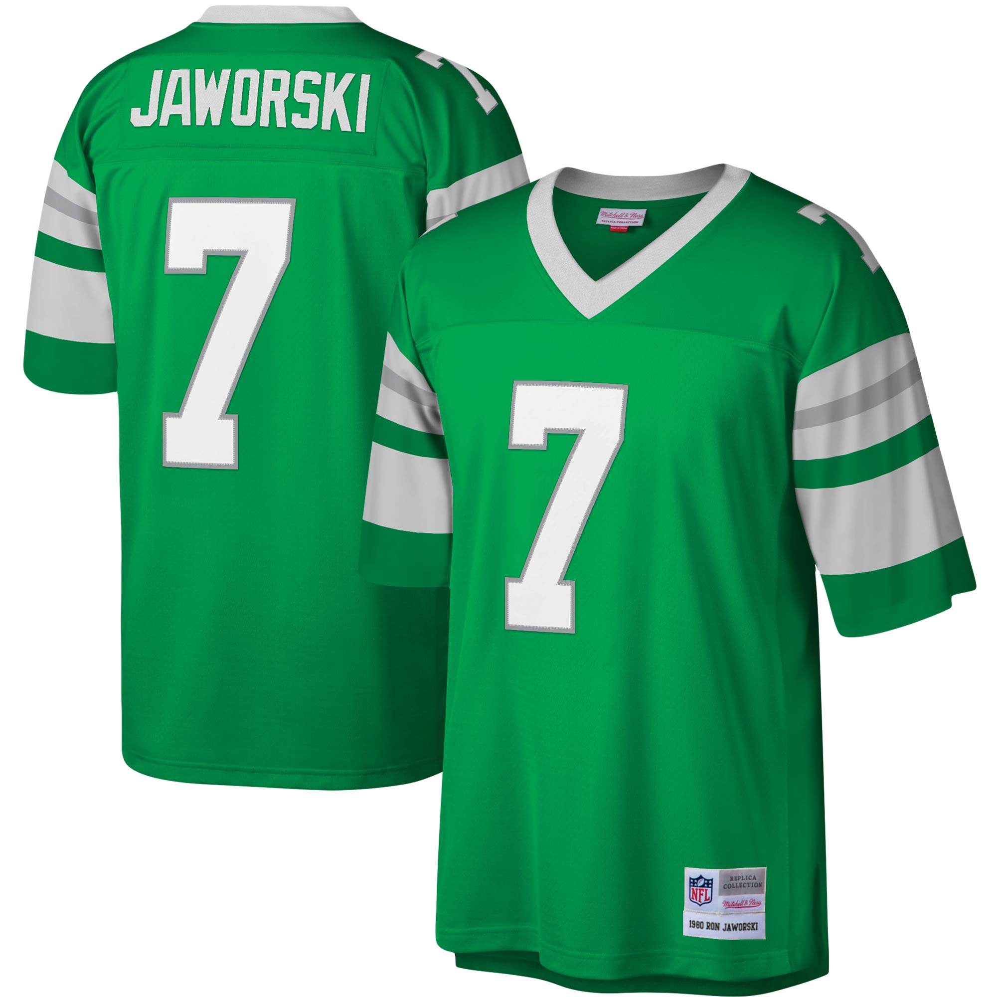 Ron Jaworski Philadelphia Eagles M & N Legacy Replica Jersey - Kelly Green | Stitched Football Jersey TJS1414