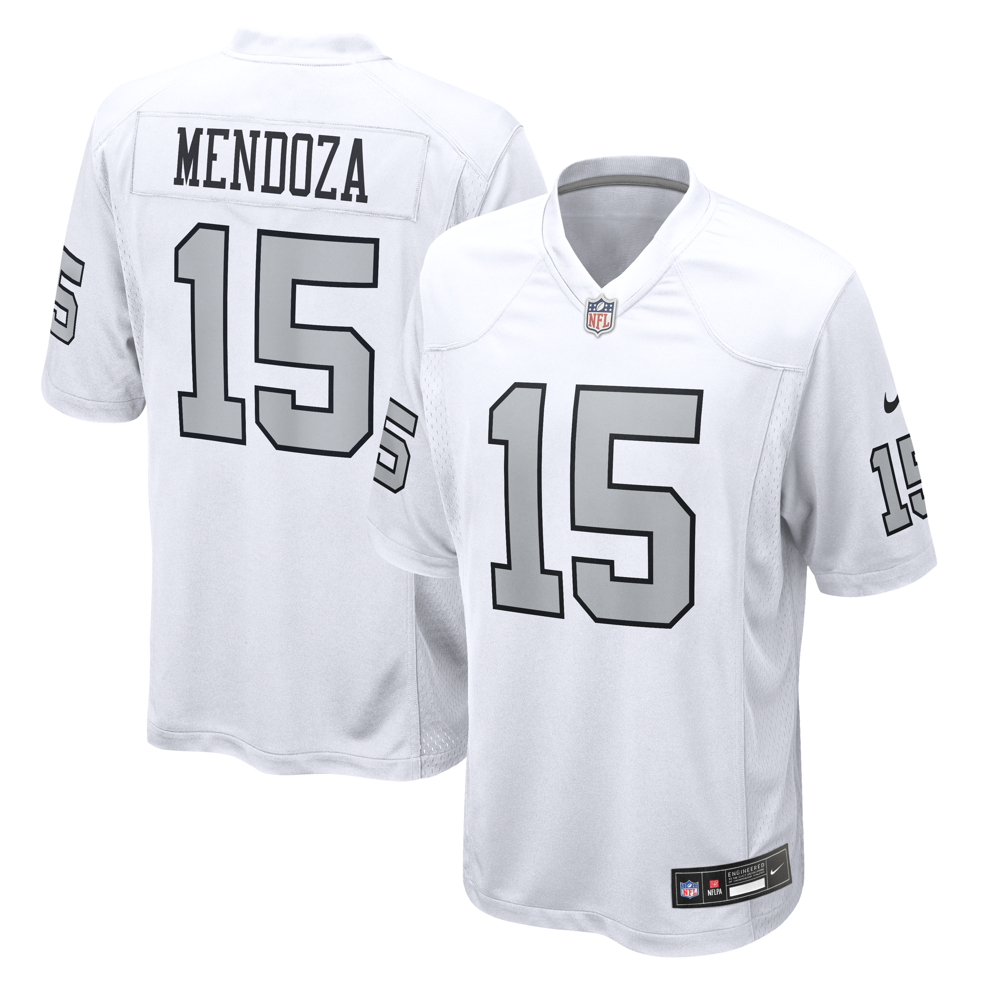 Fernando Mendoza Las Vegas Raiders Alternate Game Player Jersey - White | Stitched Football Jersey TJS1431