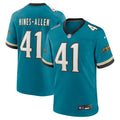 Josh Hines-Allen Jacksonville Jaguars Prowler Throwback Player Game Jersey - Teal | Stitched Football Jersey TJS1443