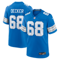 Taylor Decker Detroit Lions Team Game Jersey - Blue | Stitched Football Jersey TJS1424