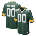 Green Bay Packers Custom Game Jersey - Green | Stitched Football Jersey TJS1589