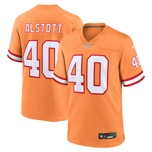 Mike Alstott Tampa Bay Buccaneers Throwback Game Jersey - Orange | Stitched Football Jersey TJS1597
