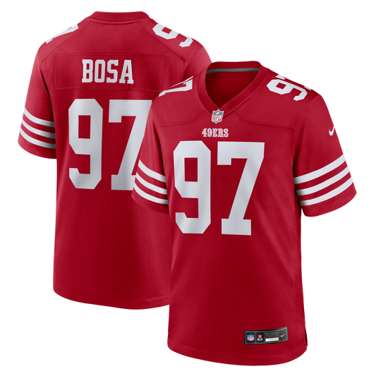Nick Bosa San Francisco 49ers Player Game Jersey - Scarlet | Stitched Football Jersey TJS1572
