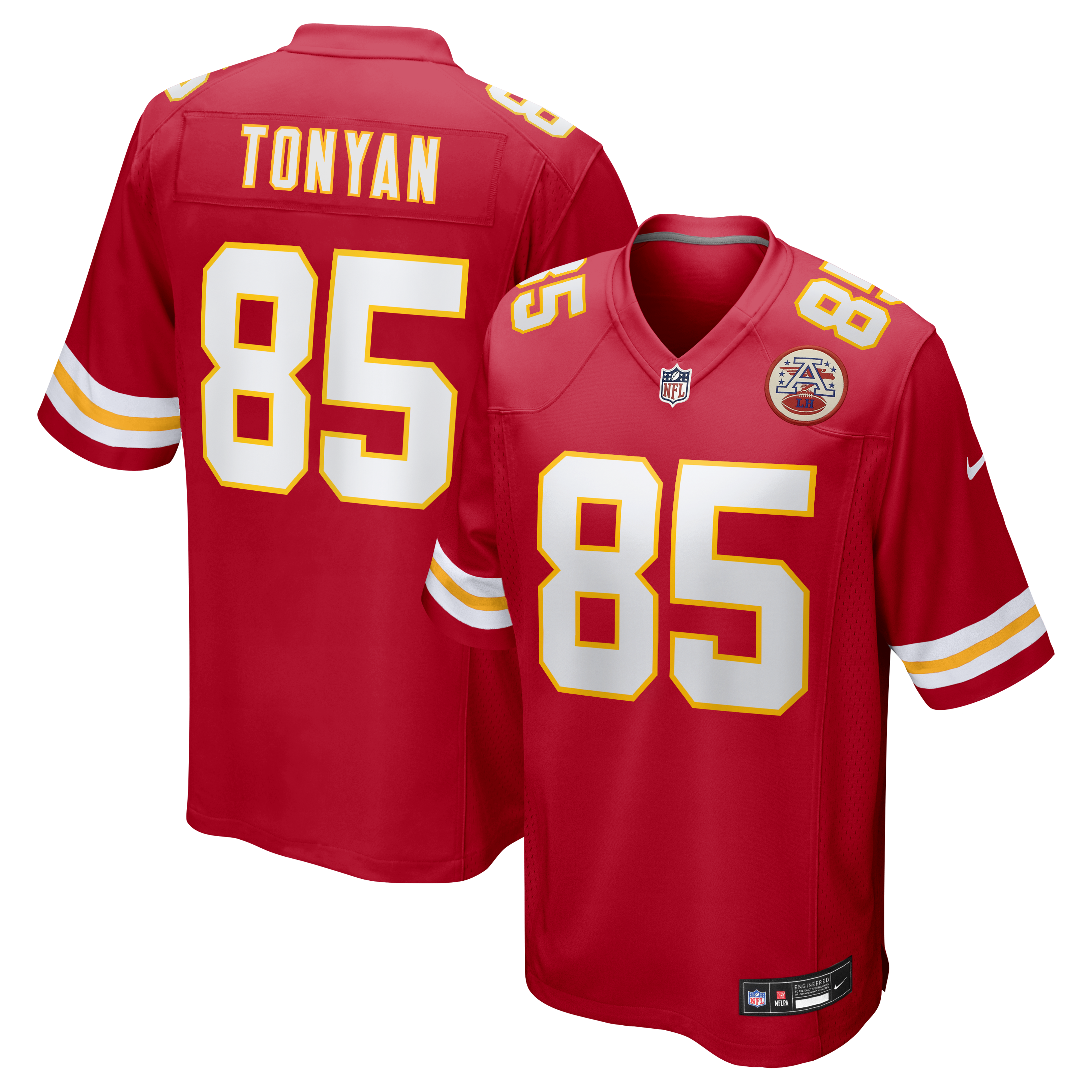 Robert Tonyan Kansas City Chiefs Team Game Jersey - Red | Stitched Football Jersey TJS1410