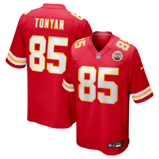 Robert Tonyan Kansas City Chiefs Team Game Jersey - Red | Stitched Football Jersey TJS1410