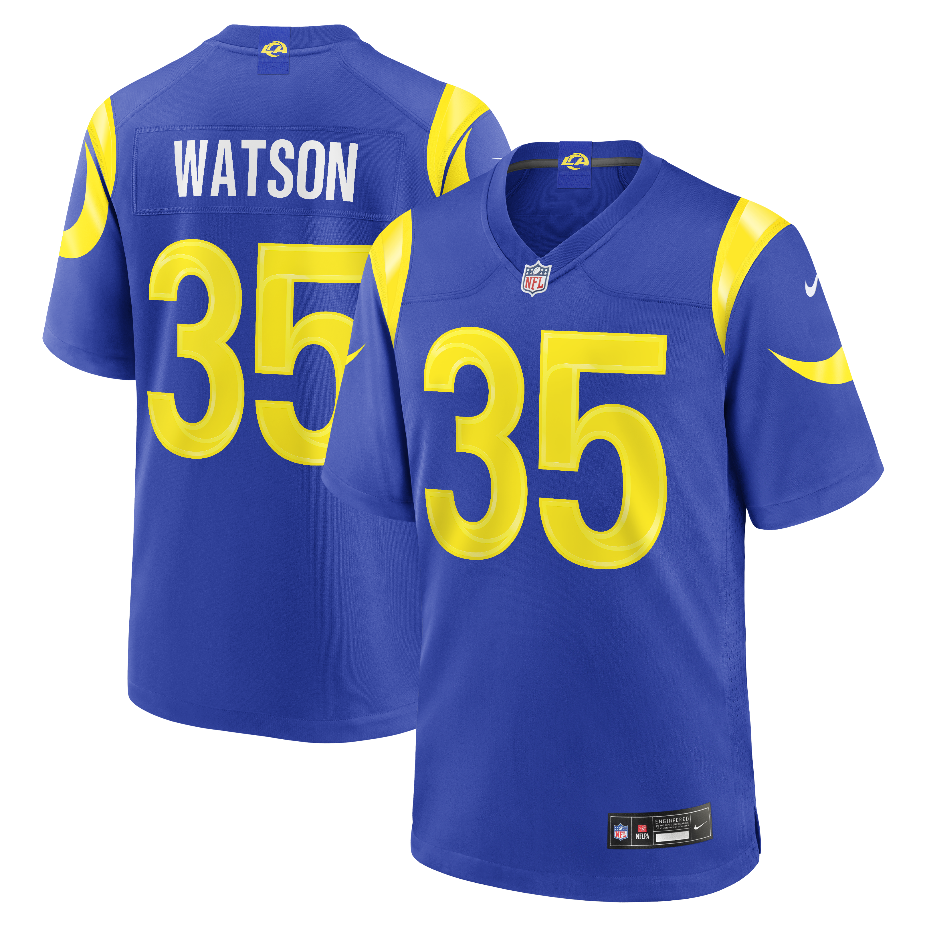 Jaylen Watson Los Angeles Rams Team Game Jersey - Royal | Stitched Football Jersey TJS1445