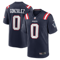 Christian Gonzalez New England Patriots Team Game Jersey - Navy | Stitched Football Jersey TJS1510