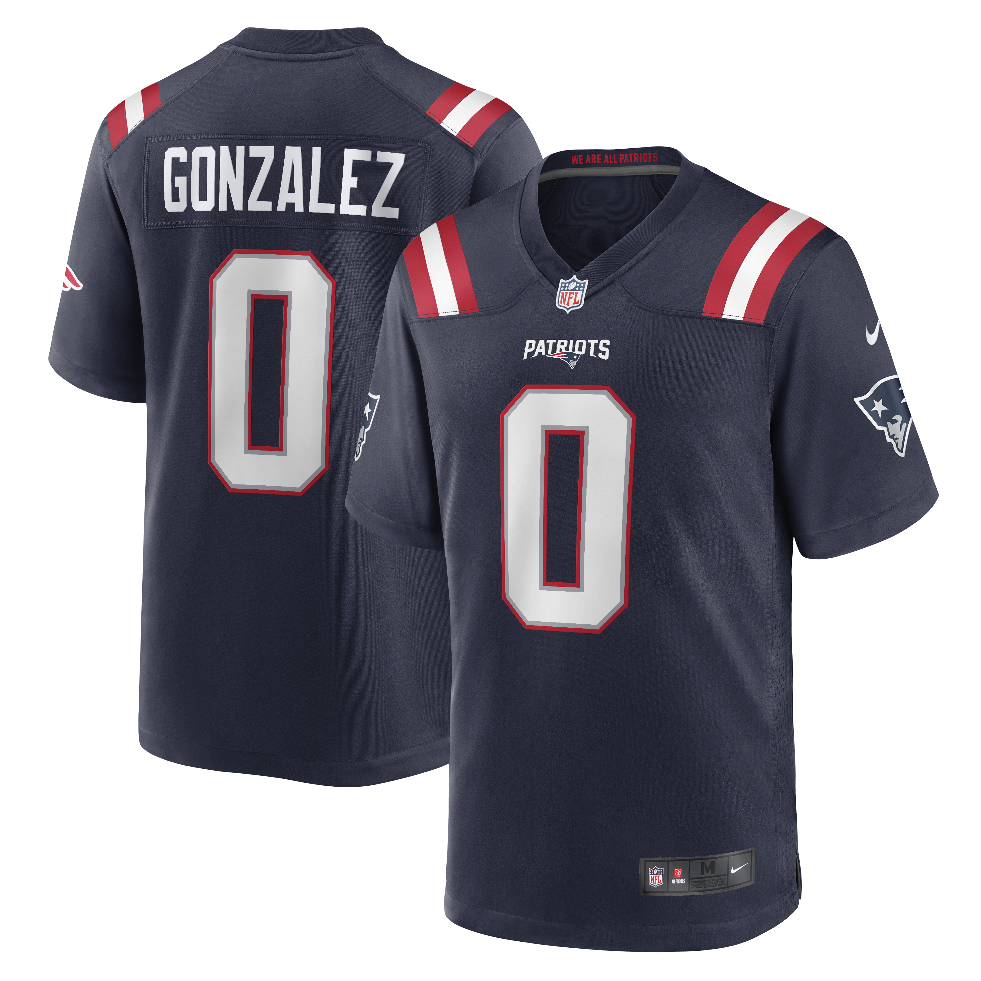 Christian Gonzalez New England Patriots Team Game Jersey - Navy | Stitched Football Jersey TJS1510