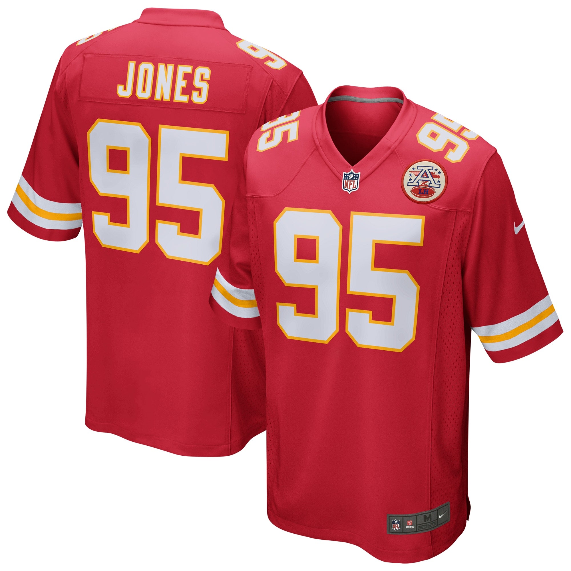 Chris Jones Kansas City Chiefs Game Jersey - Red | Stitched Football Jersey TJS1472