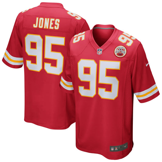 Chris Jones Kansas City Chiefs Game Jersey - Red | Stitched Football Jersey TJS1472