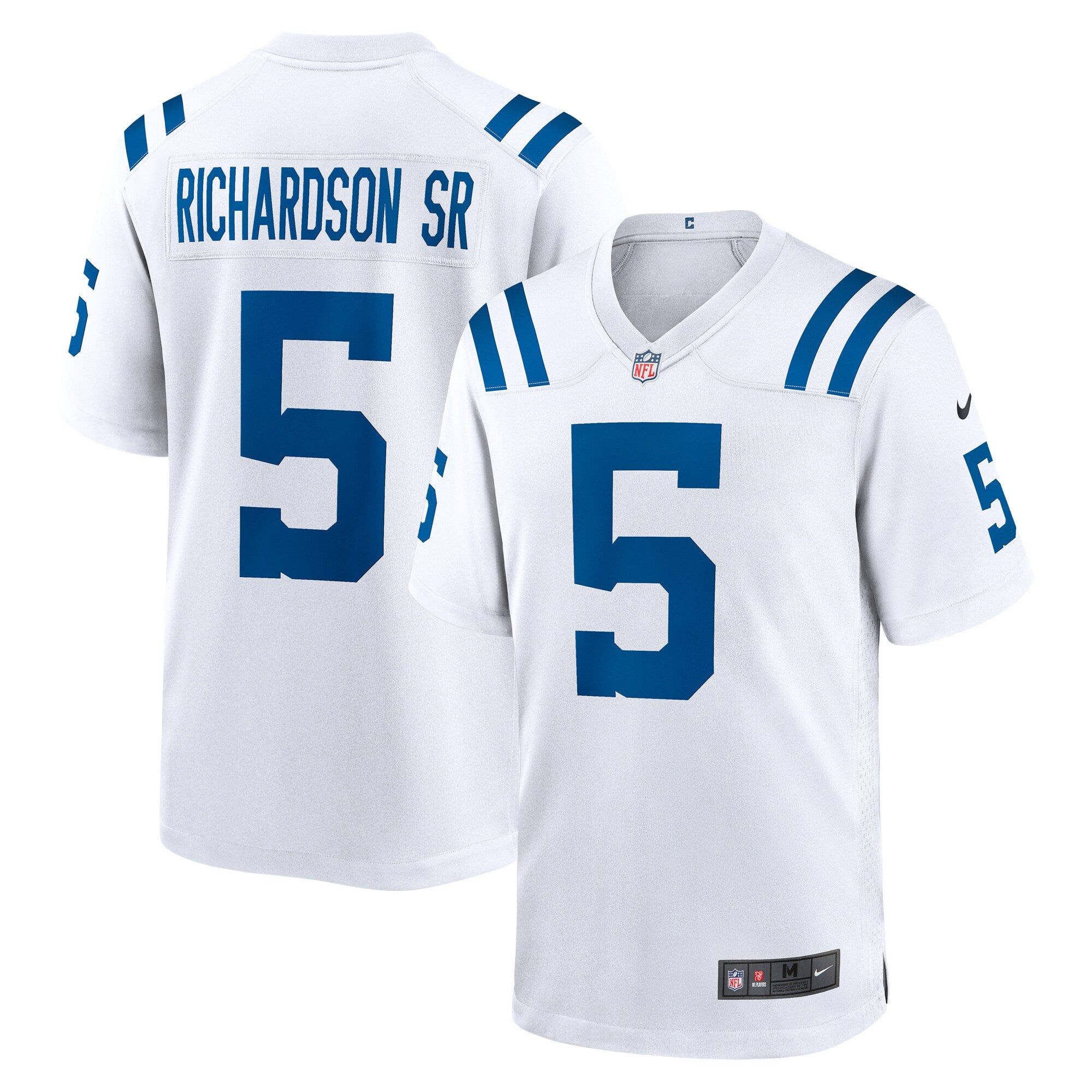 Anthony Richardson Sr. Indianapolis Colts Game Jersey - White | Stitched Football Jersey TJS1509