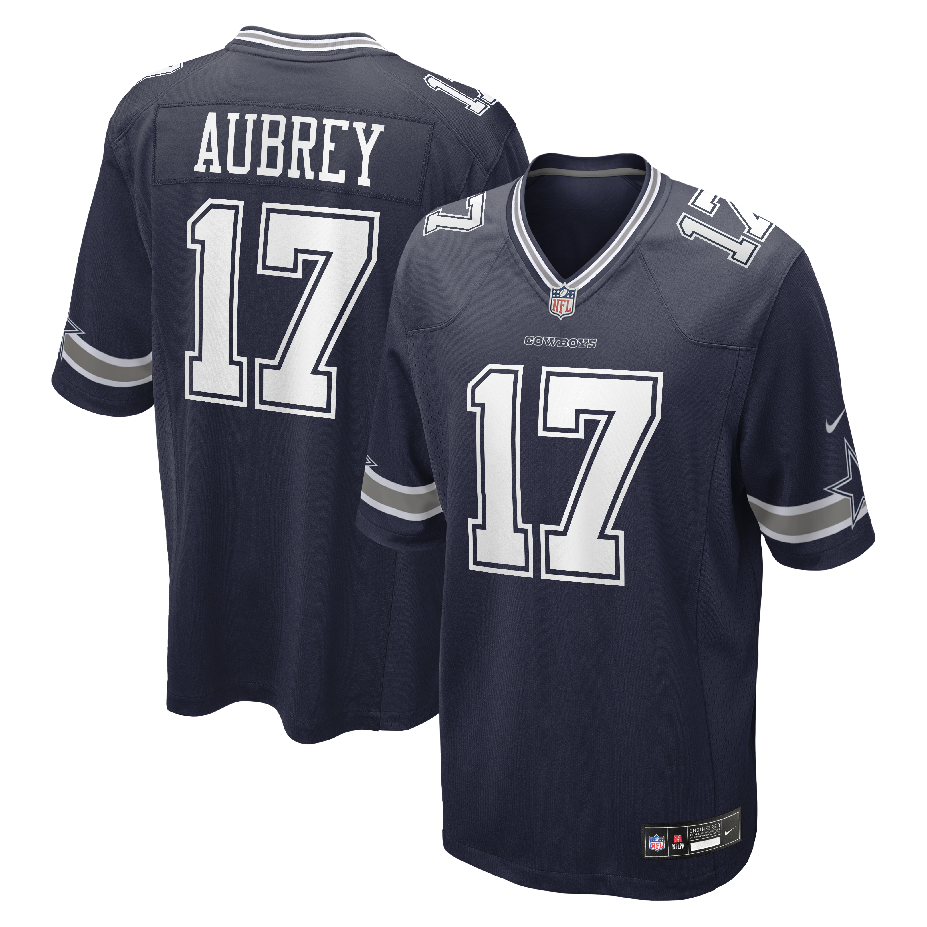 Brandon Aubrey Dallas Cowboys Team Game Jersey - Navy | Stitched Football Jersey TJS1582