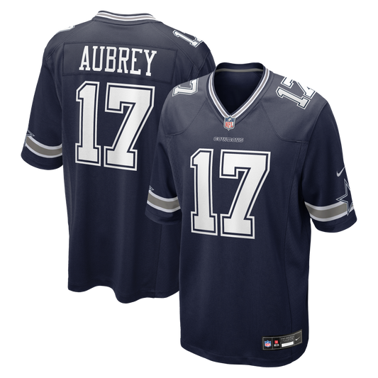 Brandon Aubrey Dallas Cowboys Team Game Jersey - Navy | Stitched Football Jersey TJS1582