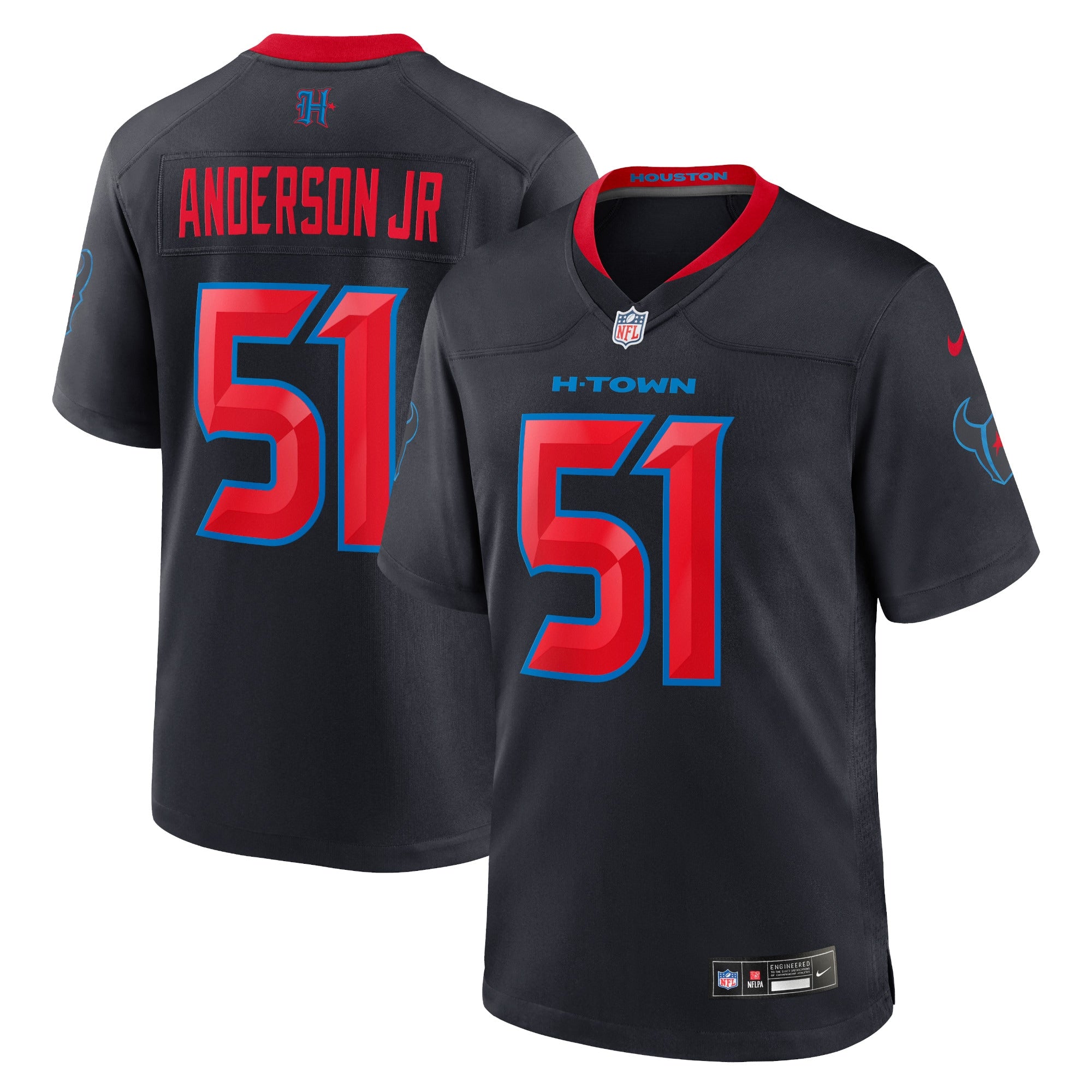 Will Anderson Jr. Houston Texans Alternate Game Jersey - Navy | Stitched Football Jersey TJS1645