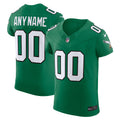 Philadelphia Eagles 2nd Alternate Vapor F.U.S.E. Elite Custom Jersey - Kelly Green | Stitched Football Jersey TJS1601