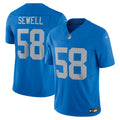 Penei Sewell Detroit Lions Vapor F.U.S.E. Alternate Limited Jersey - Blue | Stitched Football Jersey TJS1679