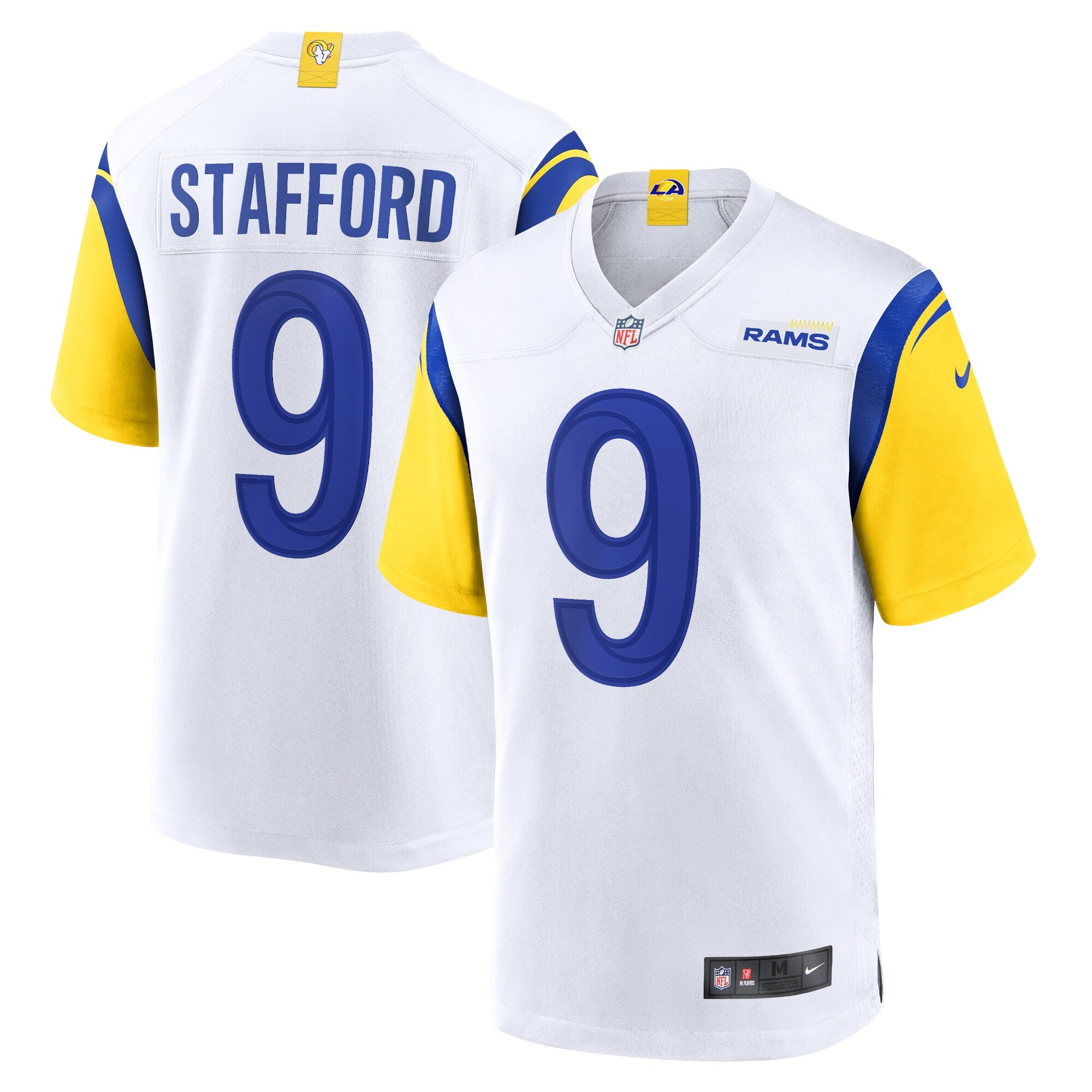 Matthew Stafford Los Angeles Rams Alternate Game Jersey - White | Stitched Football Jersey TJS1632