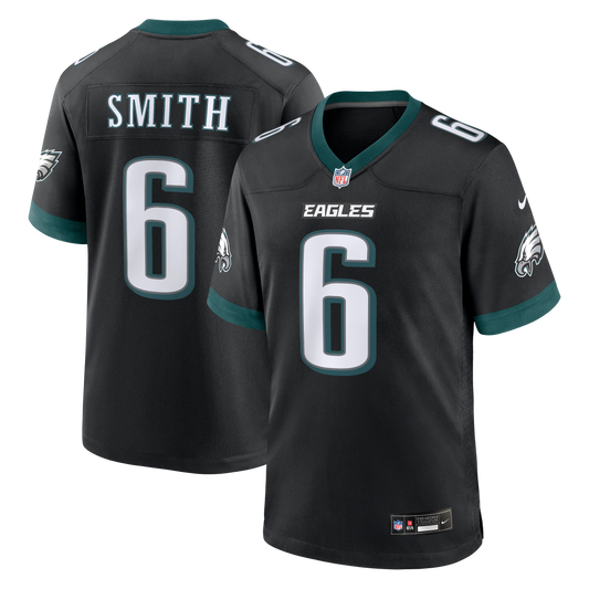 DeVonta Smith Philadelphia Eagles Alternate Game Jersey - Black | Stitched Football Jersey TJS1629