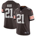 Denzel Ward Cleveland Browns Vapor Limited Jersey - Brown | Stitched Football Jersey TJS1691