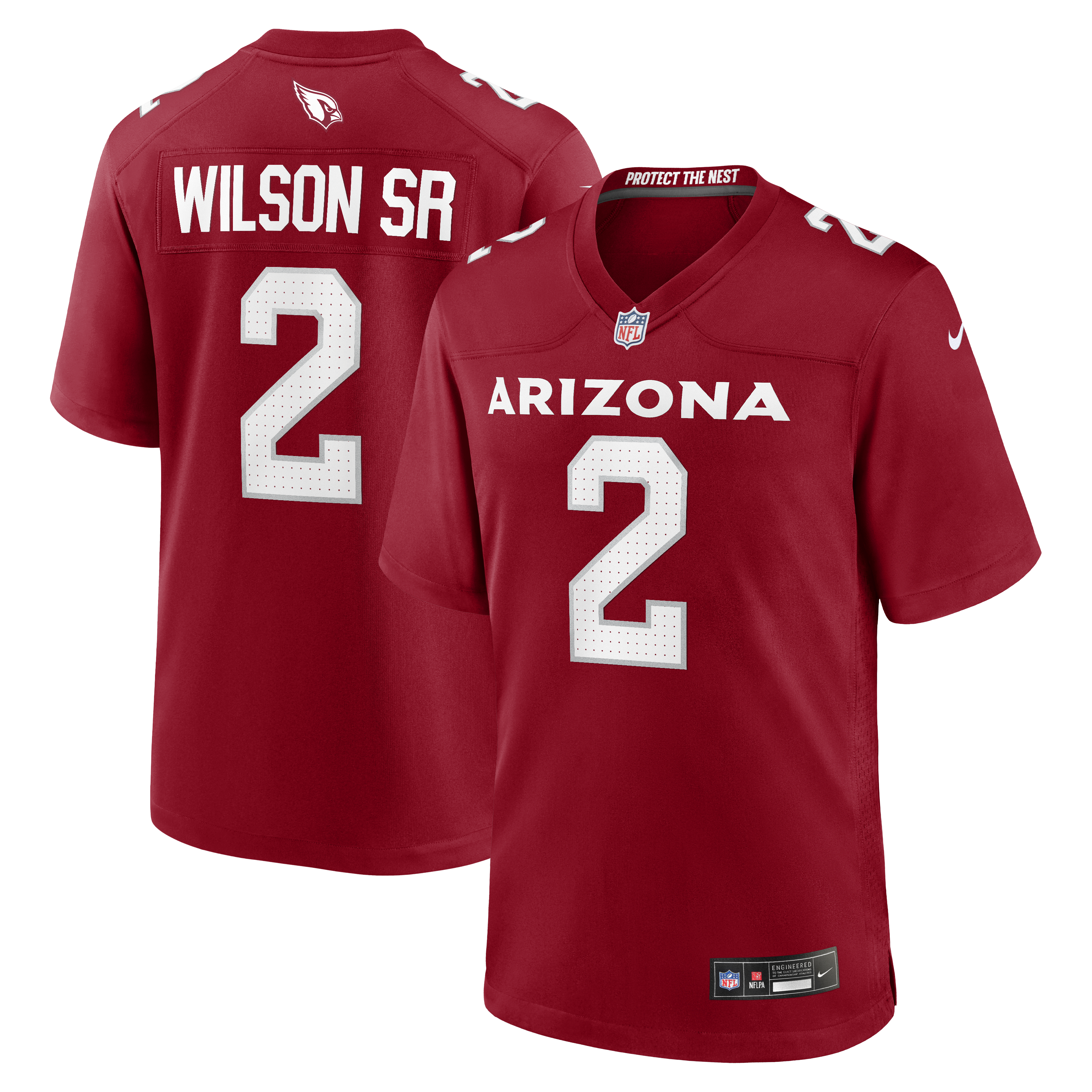 Mack Wilson Sr. Arizona Cardinals Team Game Jersey - Cardinal | Stitched Football Jersey TJS1681