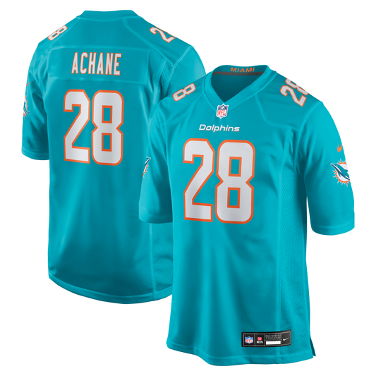 Devon Achane Miami Dolphins Player Game Jersey - Aqua | Stitched Football Jersey TJS1651