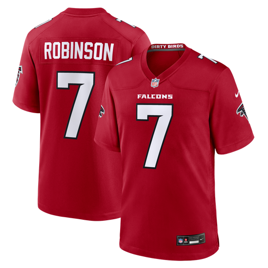 Bijan Robinson Atlanta Falcons Game Jersey - Red | Stitched Football Jersey TJS1875