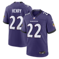 Derrick Henry Baltimore Ravens Team Game Jersey - Purple | Stitched Football Jersey TJS1837