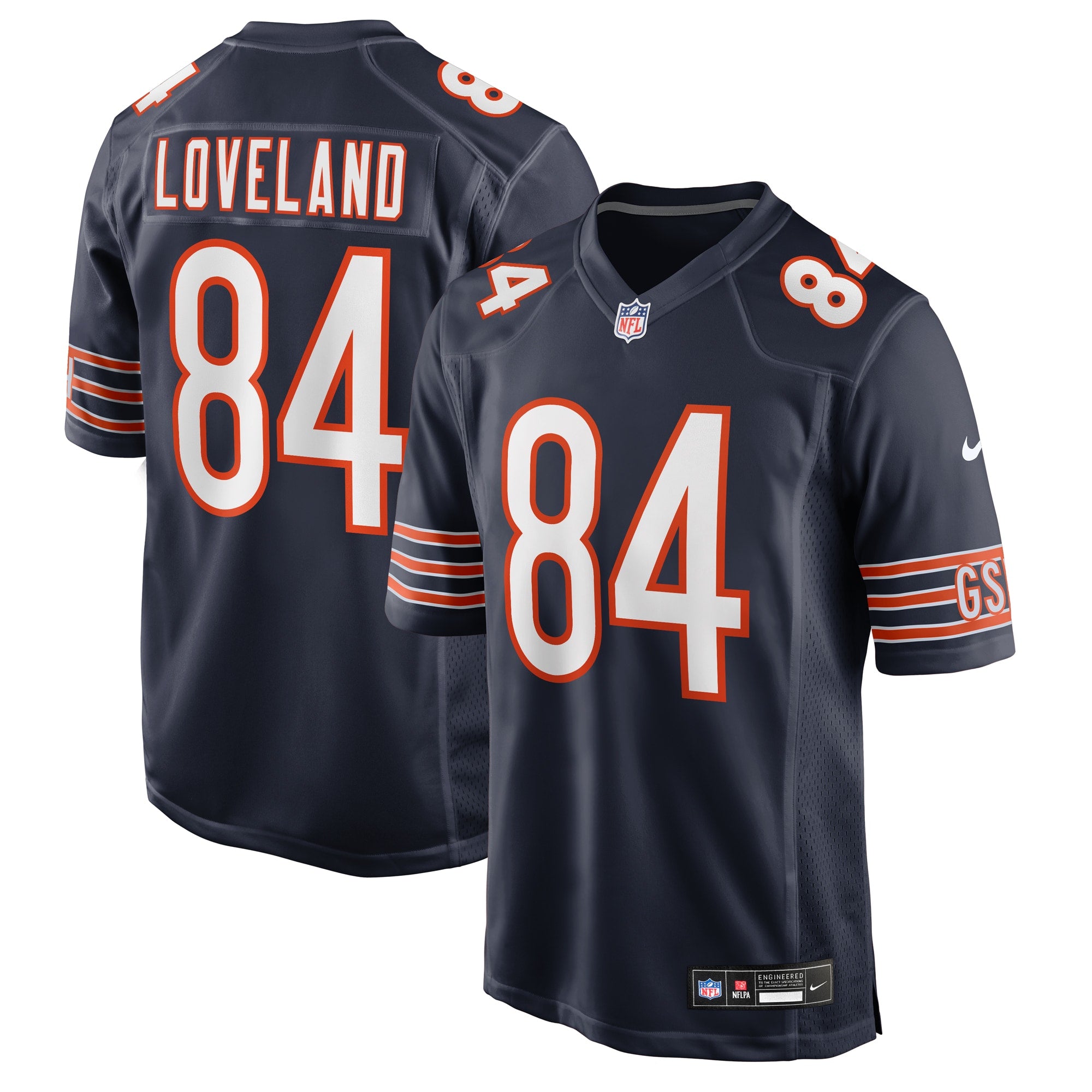 Colston Loveland Chicago Bears Team Game Jersey - Navy | Stitched Football Jersey TJS1796