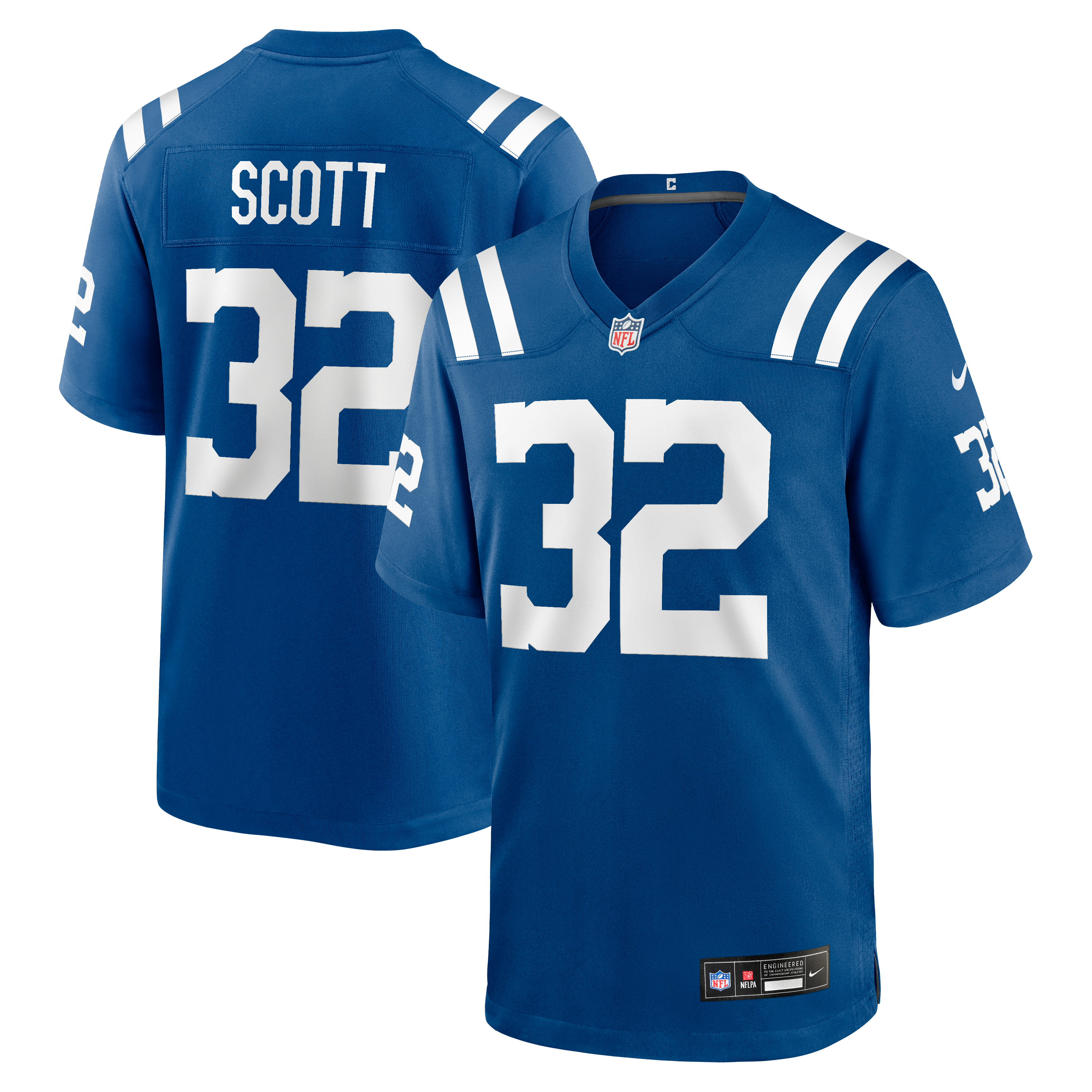 Daniel Scott Indianapolis Colts Team Game Jersey - Royal | Stitched Football Jersey TJS1774