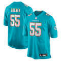 Aaron Brewer Miami Dolphins Game Jersey - Aqua | Stitched Football Jersey TJS1899