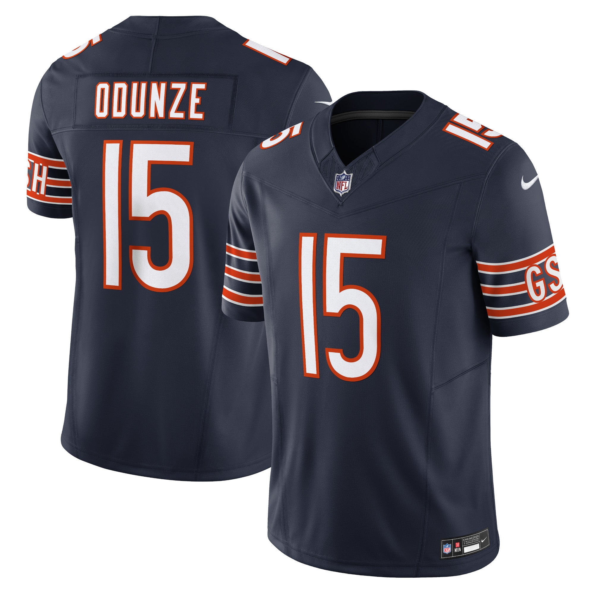 Rome Odunze Chicago Bears Vapor F.U.S.E. Limited Jersey - Navy | Stitched Football Jersey TJS1769