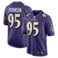Tavius Robinson Baltimore Ravens Team Game Jersey - Purple | Stitched Football Jersey TJS1856
