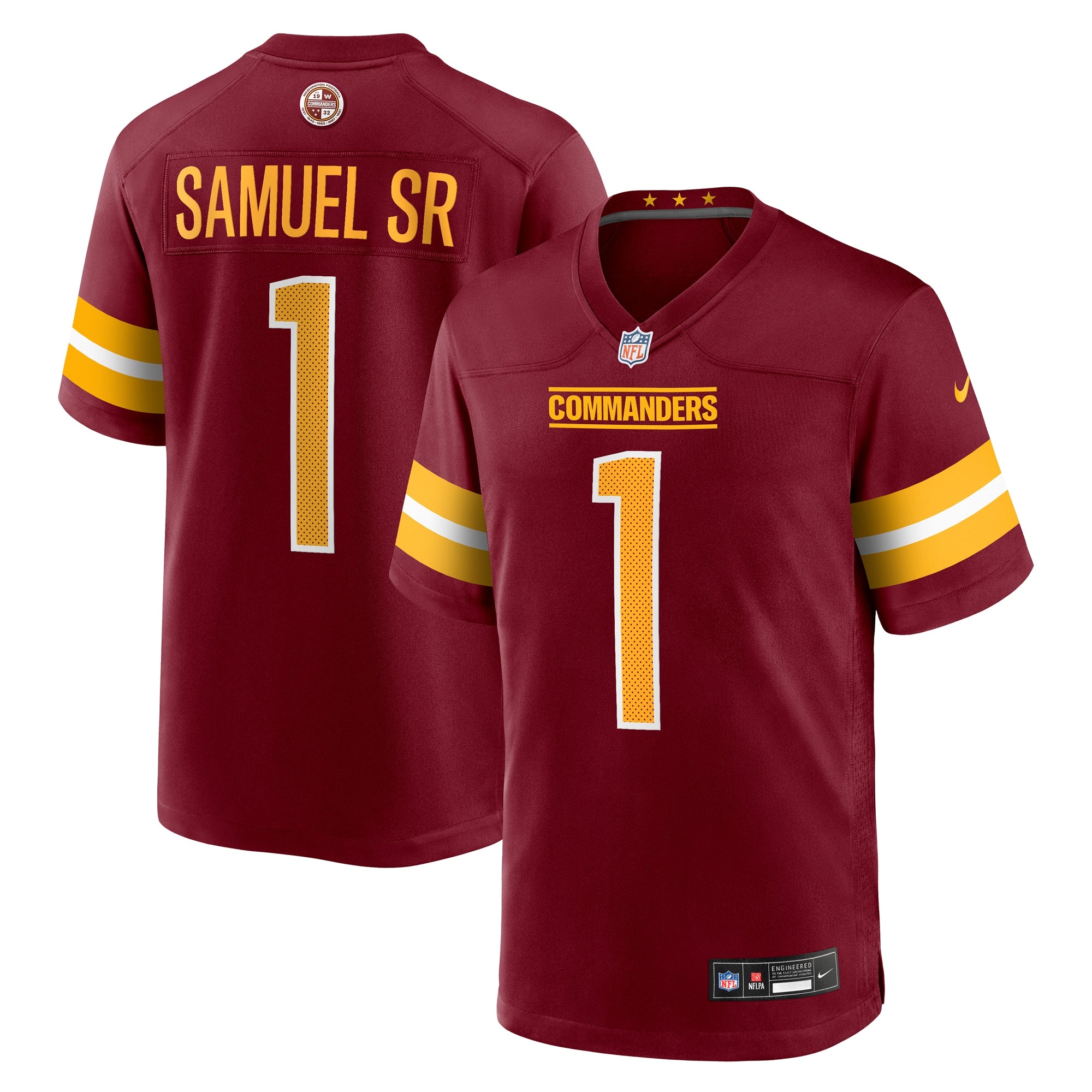 Deebo Samuel Sr Washington Commanders Game Player Jersey - Burgundy | Stitched Football Jersey TJS1891