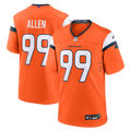 Zach Allen Denver Broncos Team Game Jersey - Orange | Stitched Football Jersey TJS1737