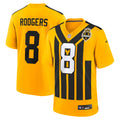 Aaron Rodgers Pittsburgh Steelers Alternate 1933 Throwback Game Jersey - Gold | Stitched Football Jersey TJS1809