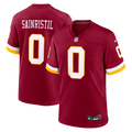 Mike Sainristil Washington Commanders Game Jersey - Burgundy | Stitched Football Jersey TJS1754