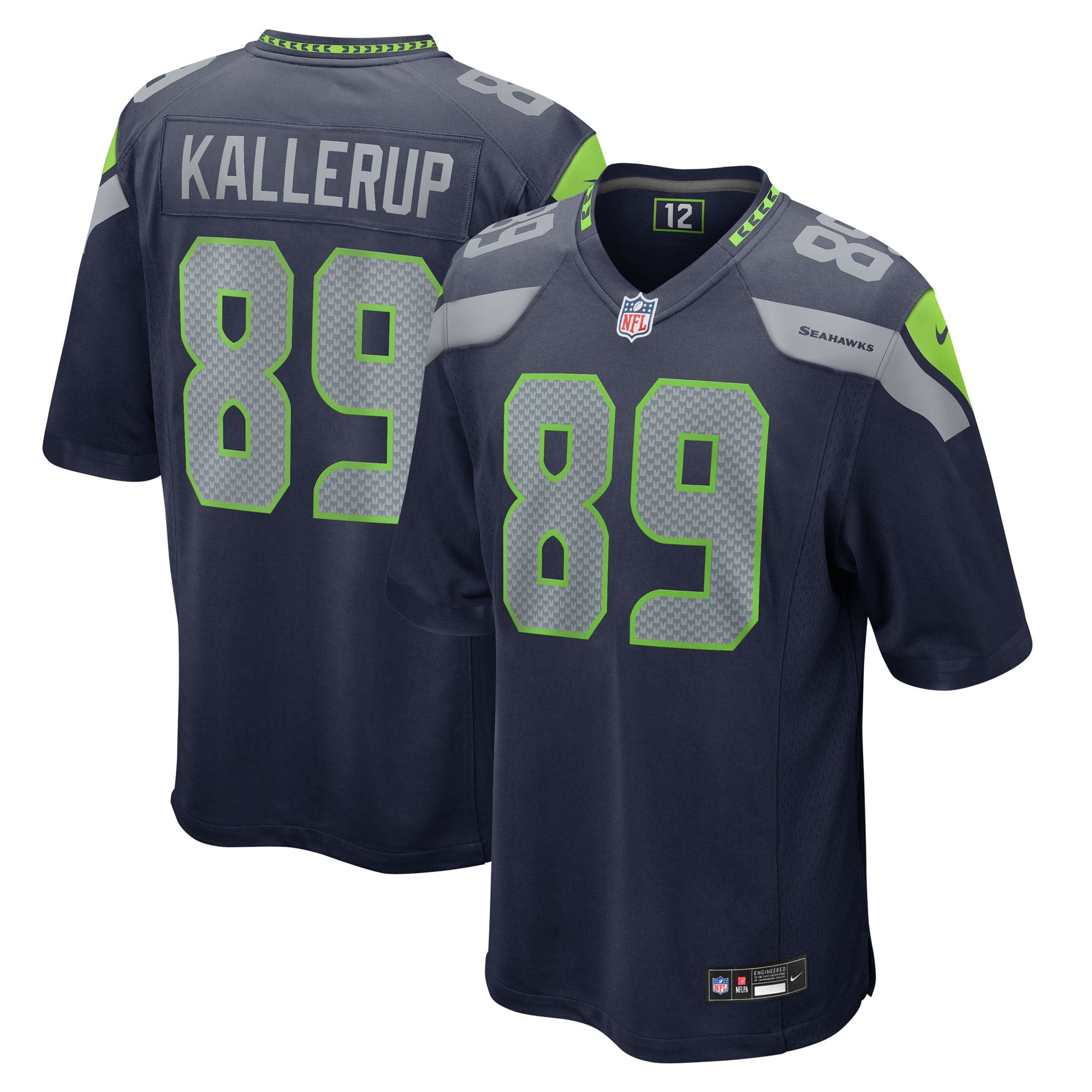Nick Kallerup Seattle Seahawks Team Game Jersey - College Navy | Stitched Football Jersey TJS1800