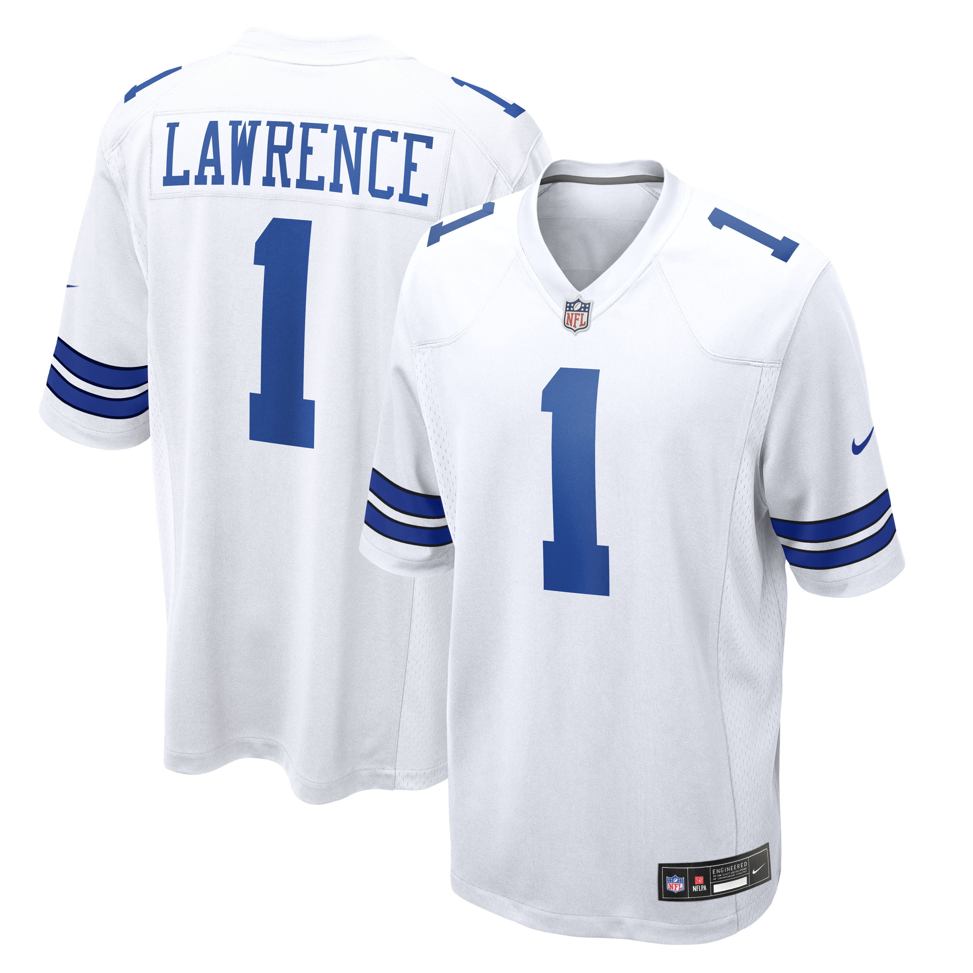 Malachi Lawrence Dallas Cowboys Game Jersey - White | Stitched Football Jersey TJS1830